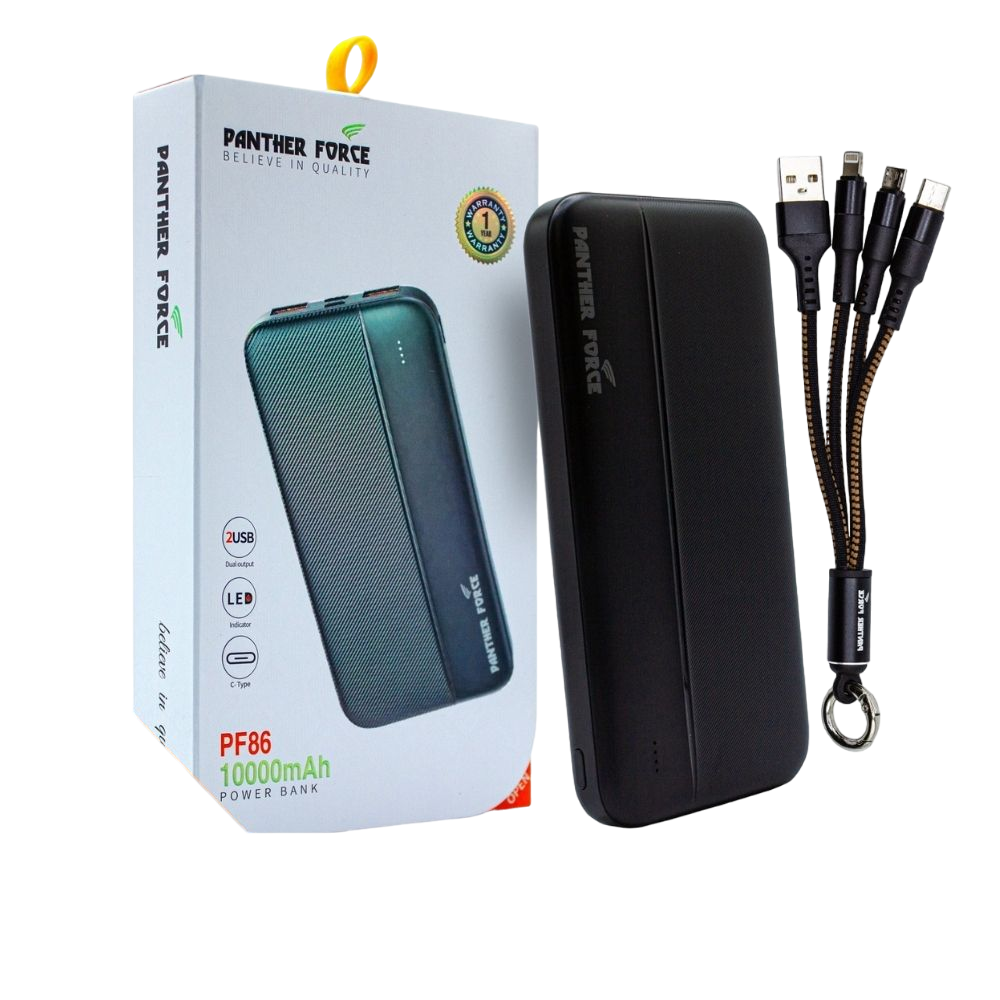 PANTHER FORCE 10000MAH POWER BANK- PF86 PANTHER FORCE 10000MAH POWER BANK- PF86